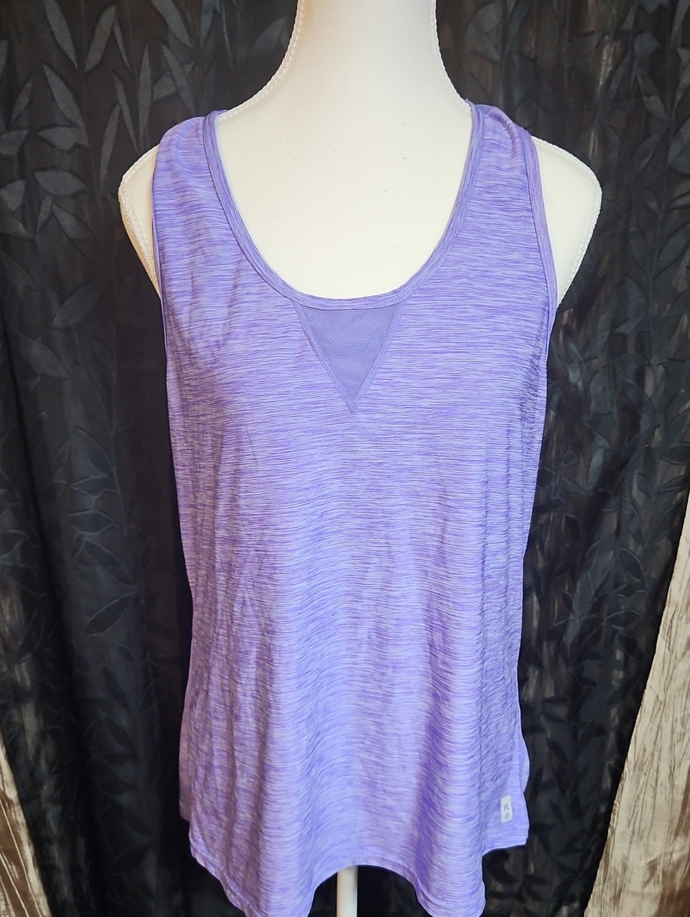 Women's Purple Performance Scoop Neck Tank Top
